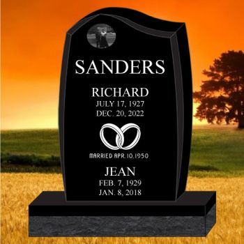 34x6x42 Black P5 All Laser Etched HS-04 Elite Upright #1146L