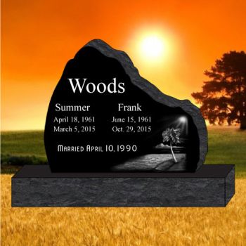 44x6x32 Black All Laser Etched USA-018 Elite Upright #1147L