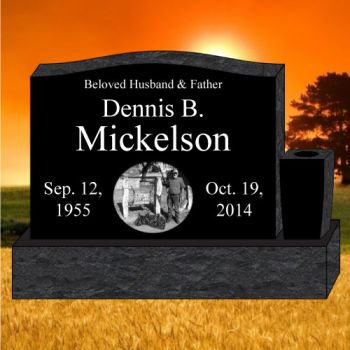 36x4x26 Black All Laser Etched Serp Upright #1313L