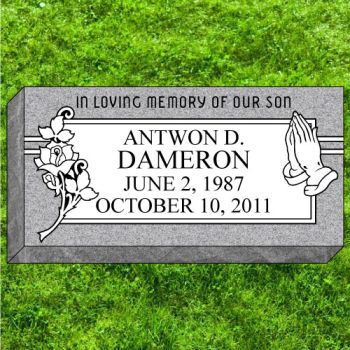 24x12x4 Gray Grassmarker #181