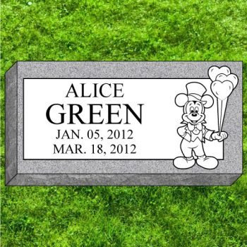 16x8x4 Clearance Gray Grassmarker #182-CL