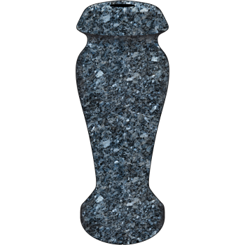 4x4x10 Blue Pearl Round Vase #2165