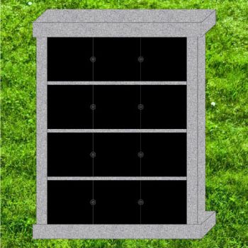 46x29x59 Cremation Columbarium 24 Hole #2247