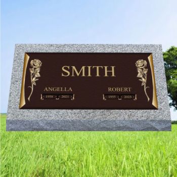 24x12 Companion Bronze on 28x16 Gray Grassmarker GB-42 #226C