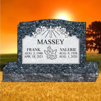 42x6x26 Blue Pearl P5 Upright #2323