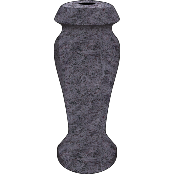 4x4x10 Bahama Blue Round Vase #2396