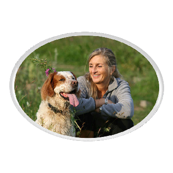 3.5x2.8 OC-4 Oval Porcelain Photo #246H