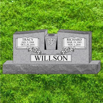 60x6x26 Gray Notch Elite Upright #317