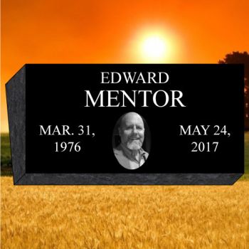 24x12x6 Black All Laser Etched Bevel #335L