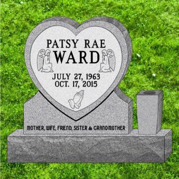 36x6x32 Gray Heart #546