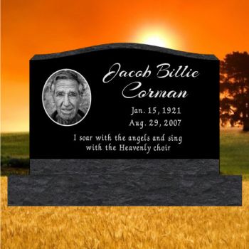 24x10x16 Black All Laser Etched Slant #637L