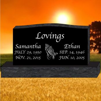 54x6x28 Black All Laser Etched Upright #709L