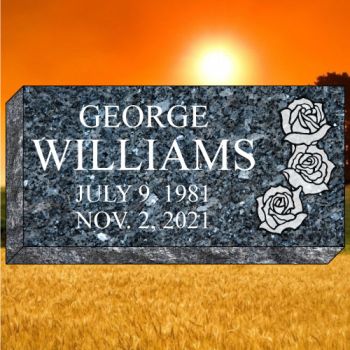 24x12x4 Blue Pearl Grassmarker #782-F