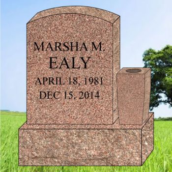 20x4x24 Morning Rose Upright #837-F