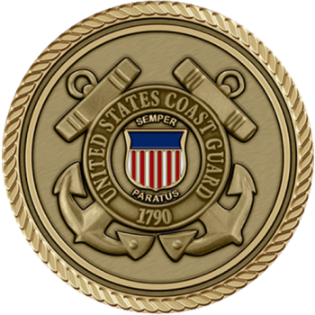 2x2 Coast Guard Hero Medallion