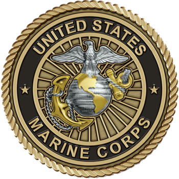 2x2 Marine Hero Medallion